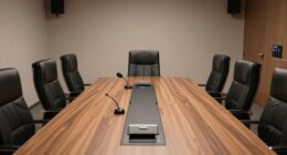 conference room audio setup