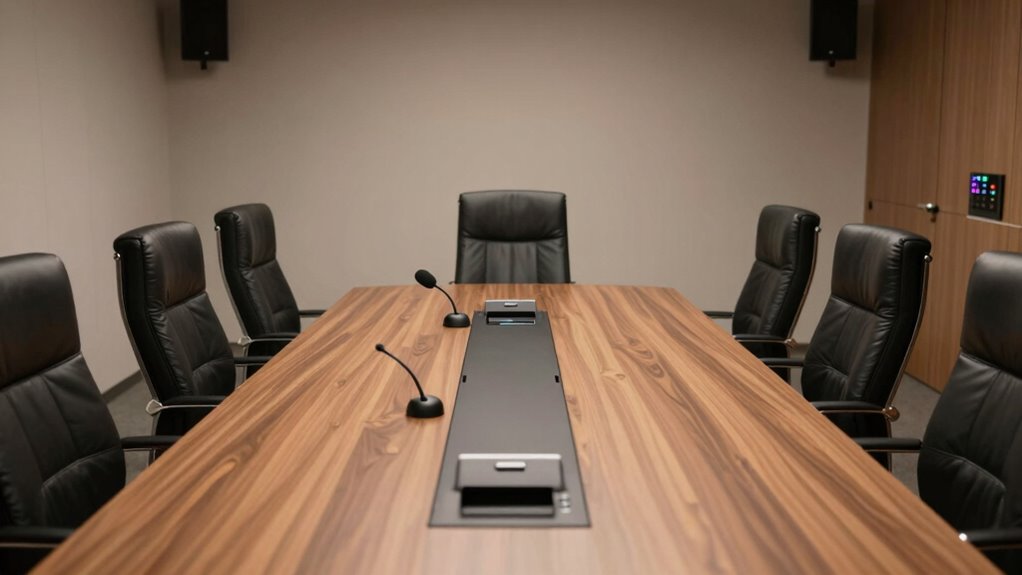 conference room audio setup