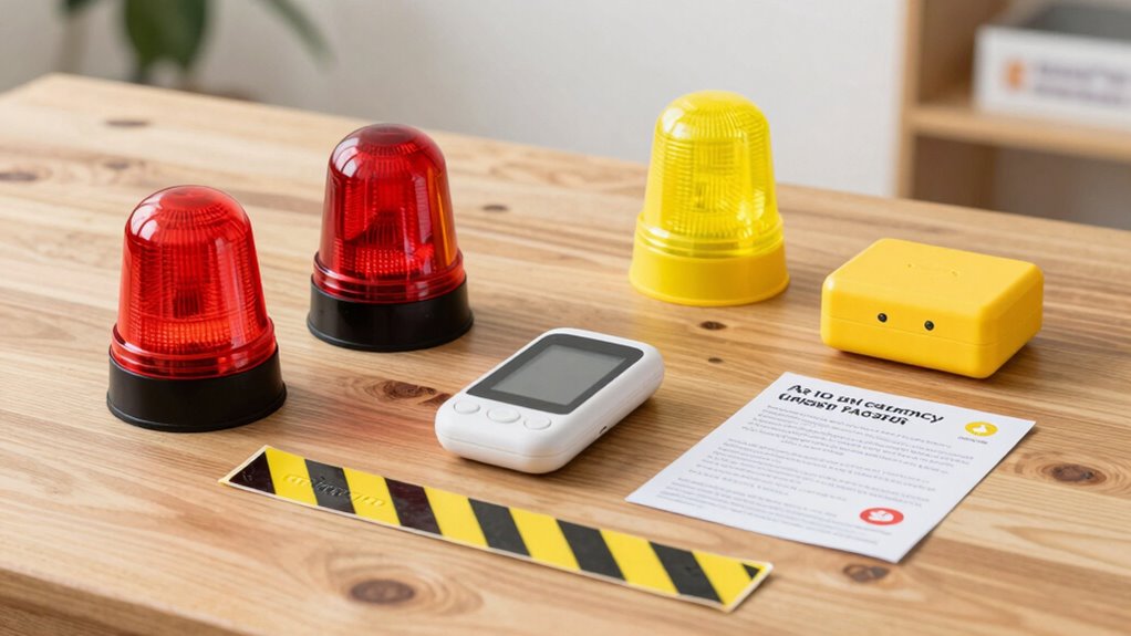 effective visual and tactile alerts