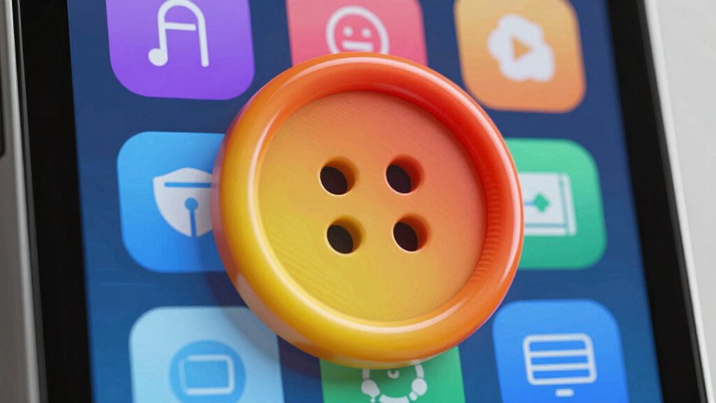 large buttons and screens