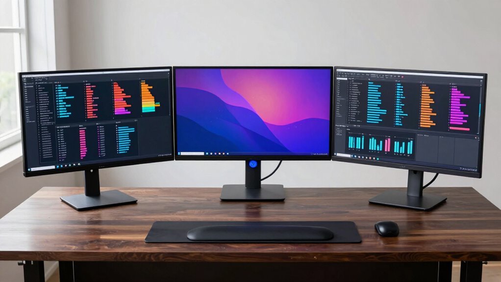 monitor setup ergonomic adjustments
