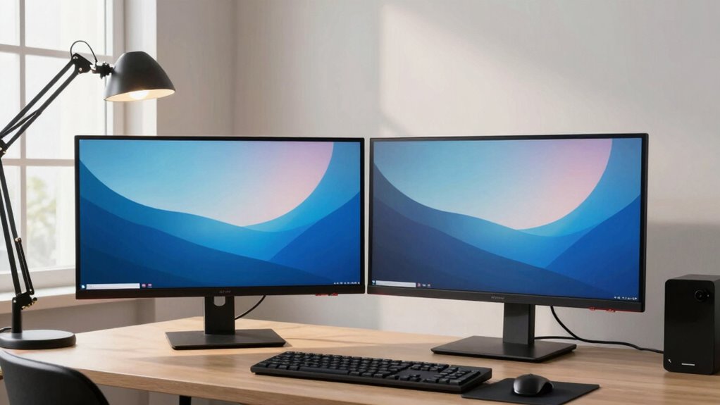 optimize monitor lighting conditions