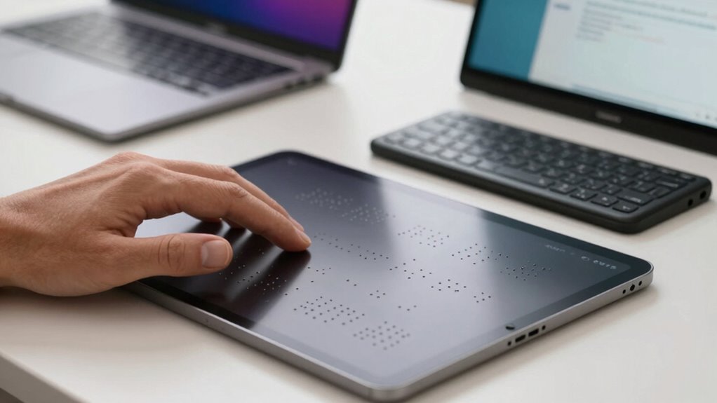 optimize tactile reading setup