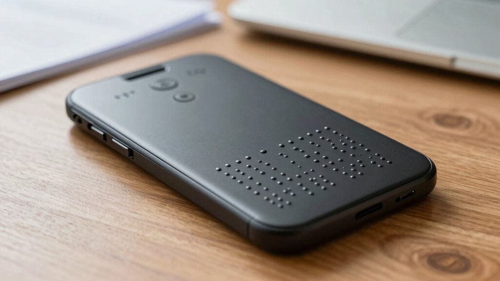 portable tactile braille devices