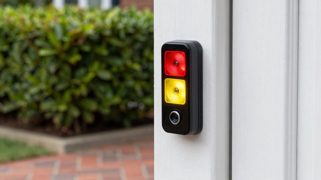 proper doorbell flasher placement