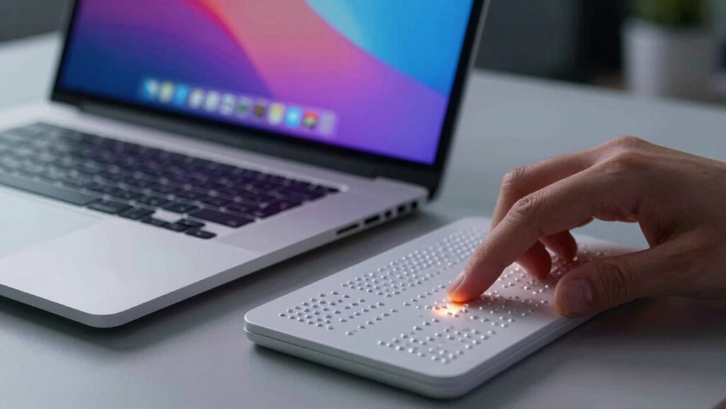 screen readers and braille integration