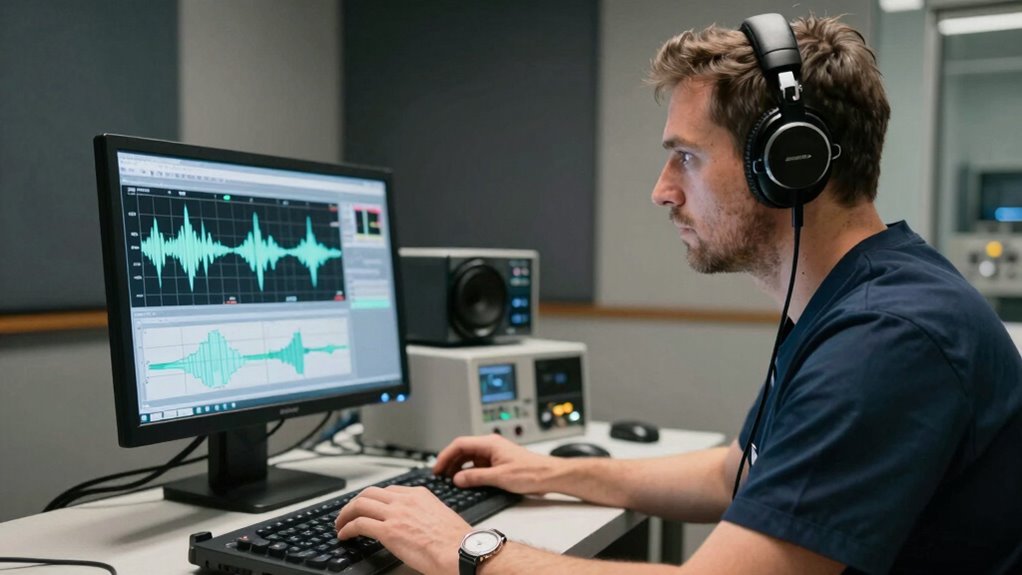 speech in noise test procedure