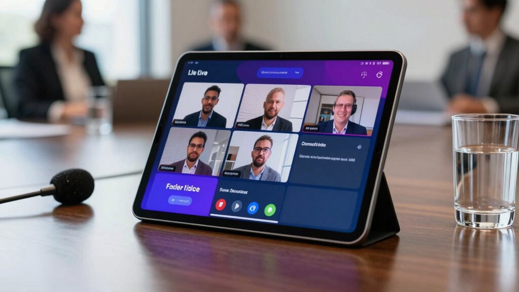 tablet features for meetings
