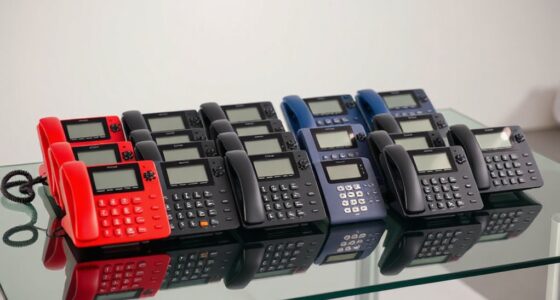 top caption phones with large buttons