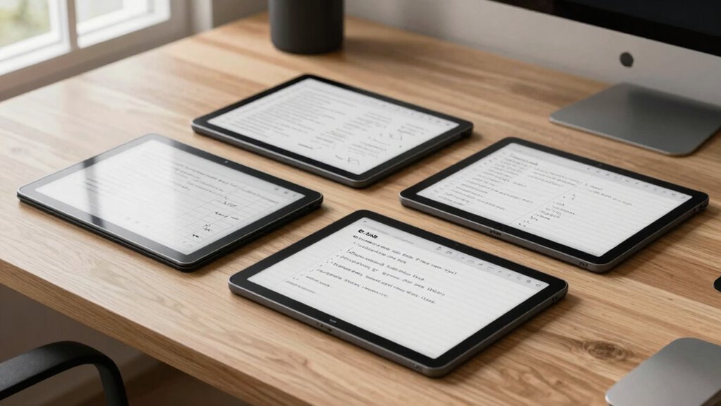 top e ink note tablets