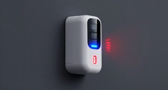 top flashing light motion alarms