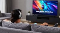 top tv caption headphones