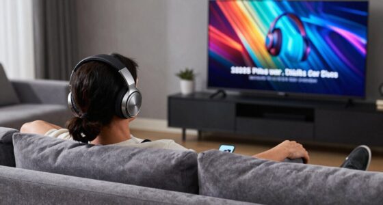 top tv caption headphones