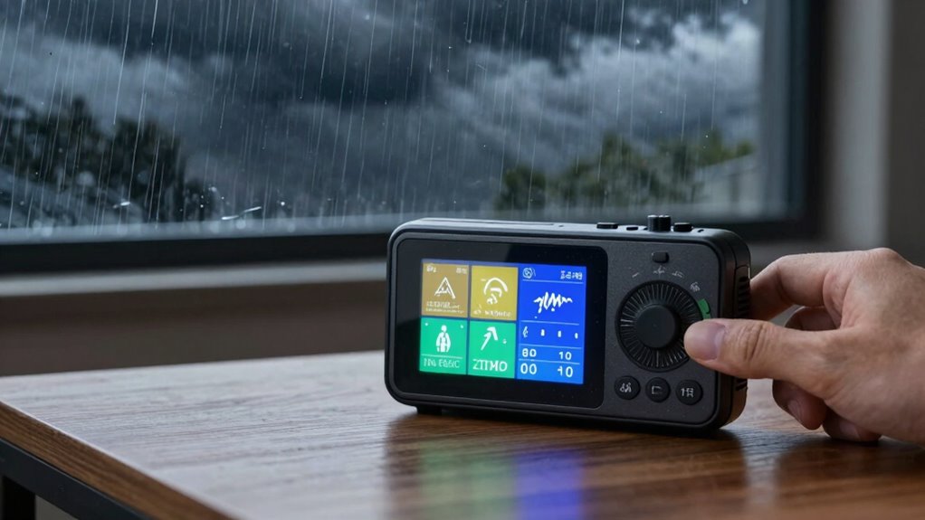 update weather radio settings