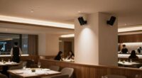 wireless mics improve restaurant acoustics