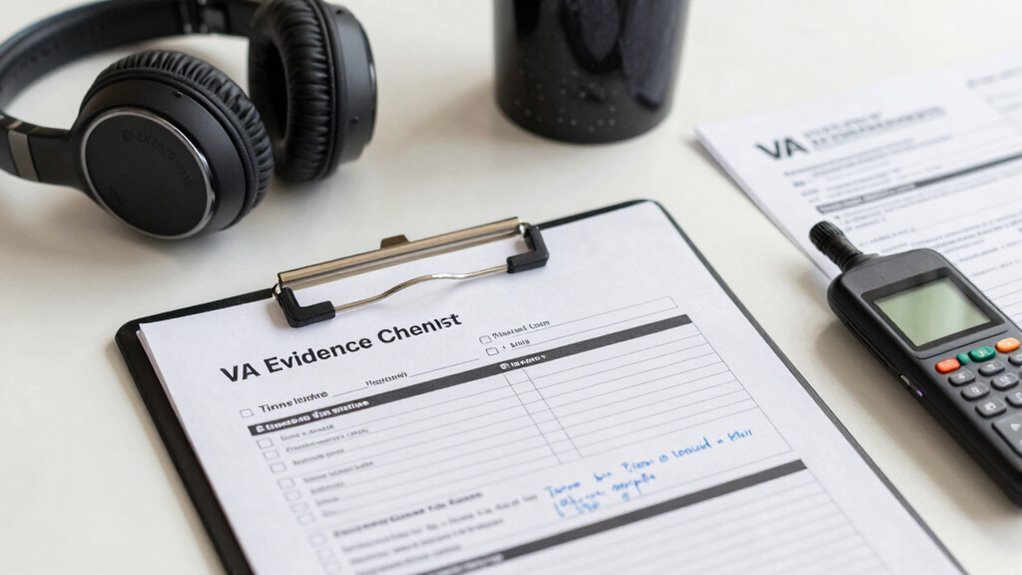 documented evidence strengthens tinnitus claim