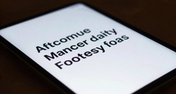 easier reading on larger screens