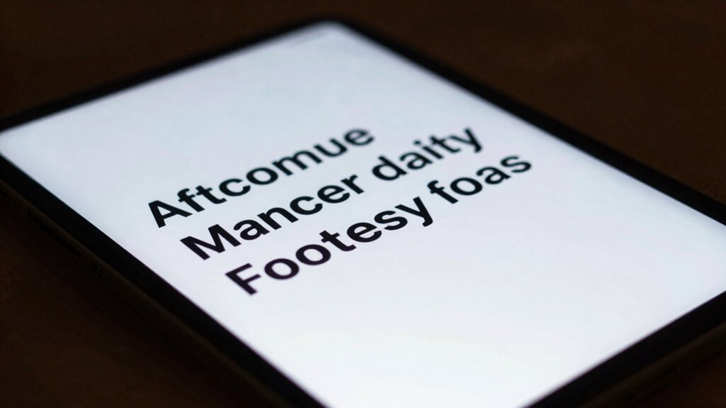 easier reading on larger screens