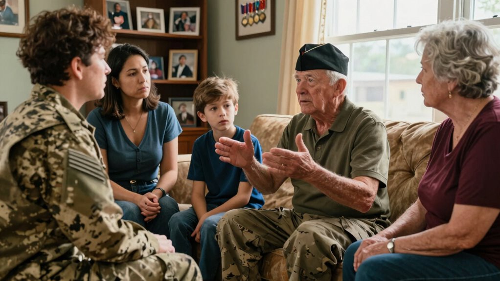 family support for hearing claims