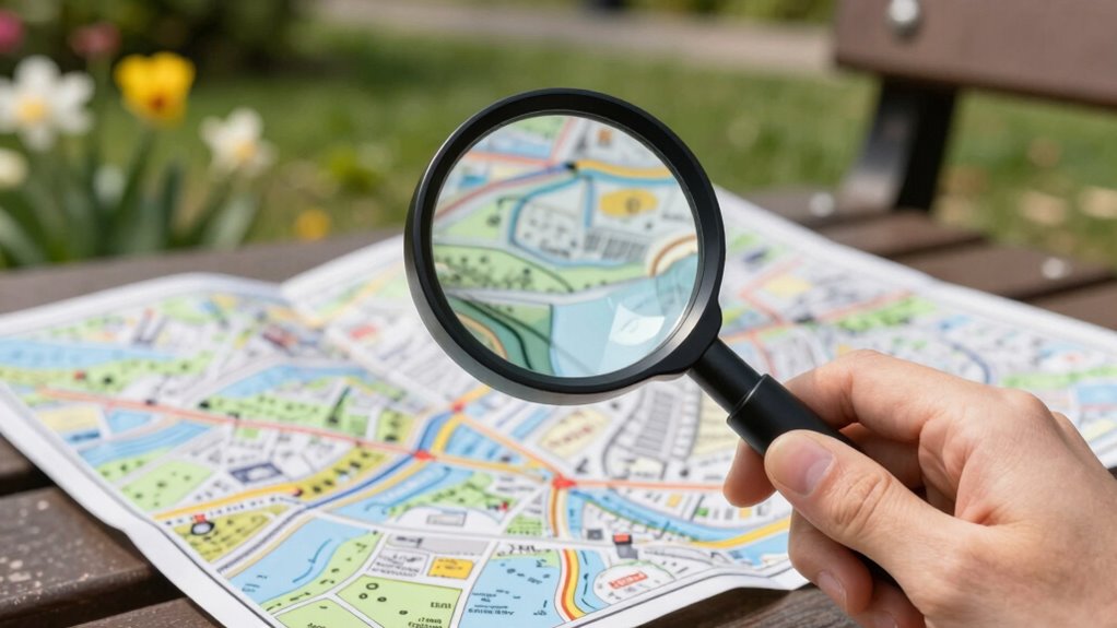 portable magnifier enhances outdoor independence