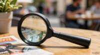 portable magnifier usability outdoors