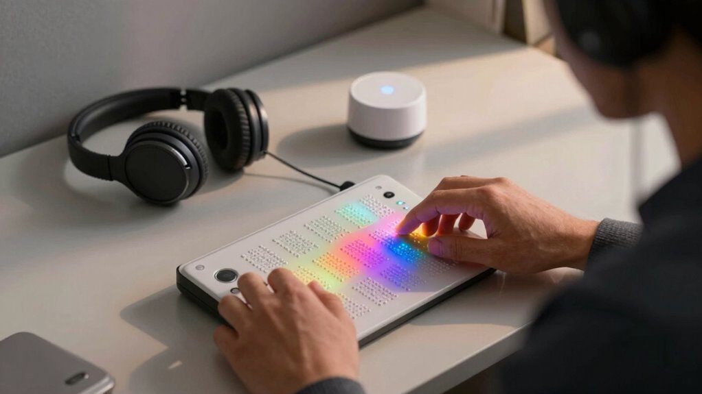 How DeafBlind Users Combine Braille and Audio Tools 3 seamless tactile and auditory communication