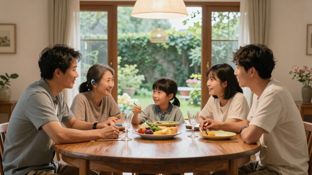 simplify family dinners with hearing loss
