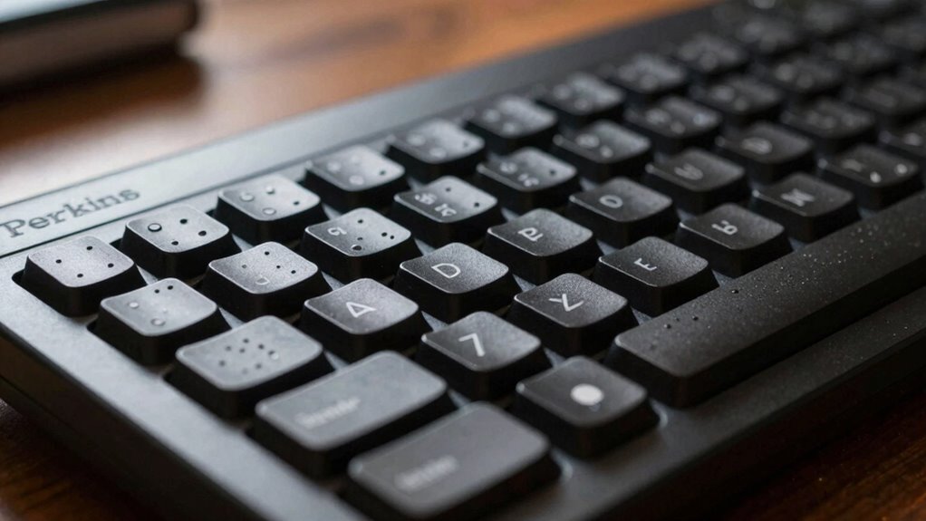 tactile accessible braille input