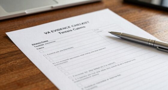 tinnitus claim evidence checklist