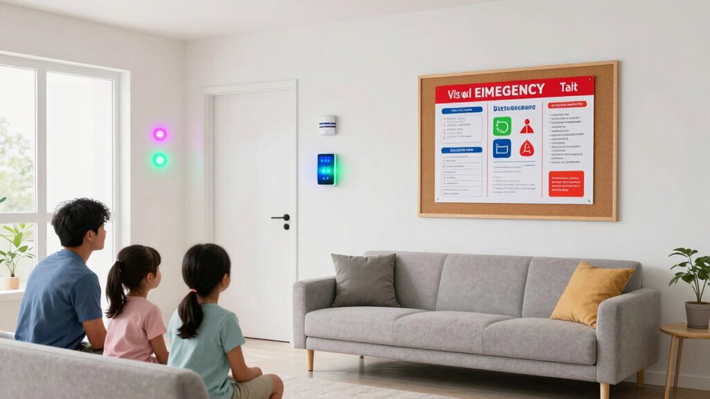visual alerts emergency contacts