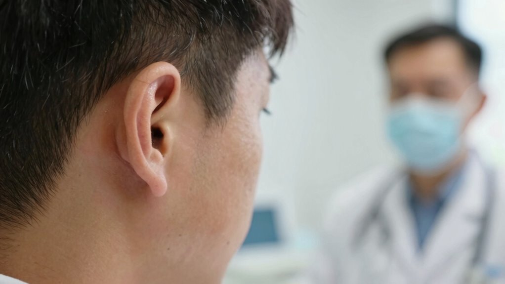 unilateral ear ringing assessment